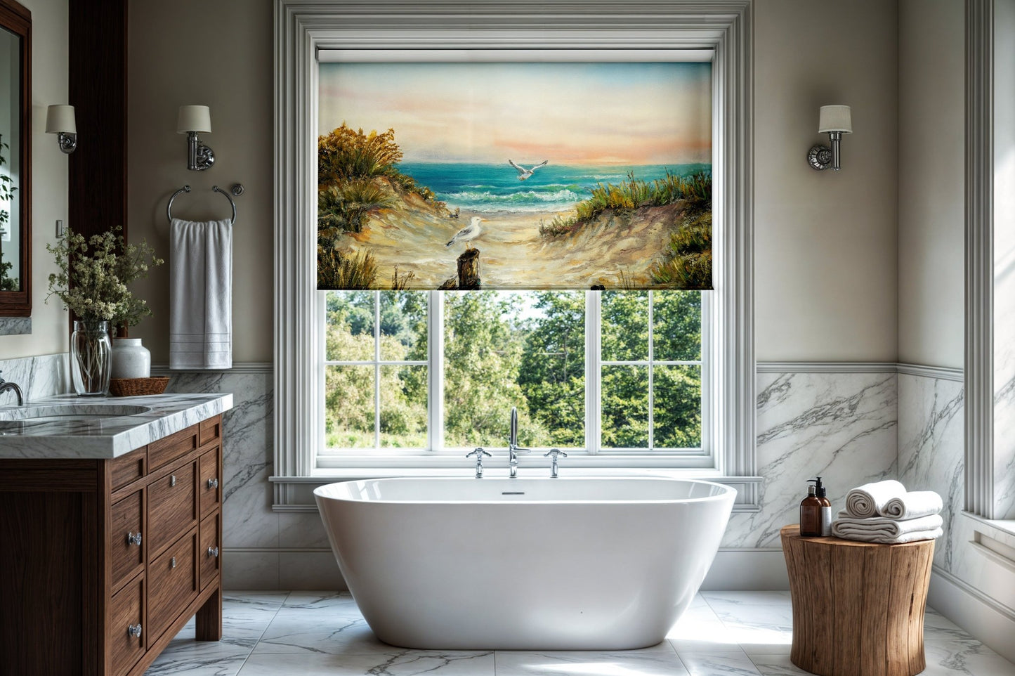 Coastal Path Roller Shade - Mağazam