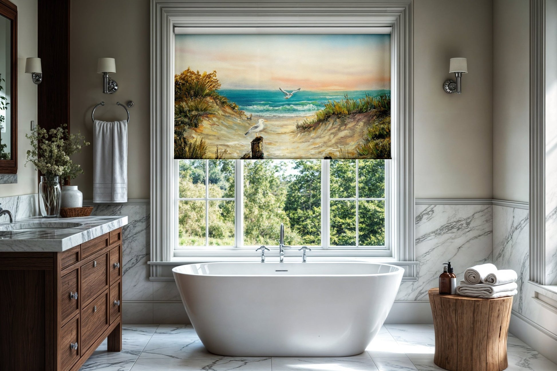 Coastal Path Roller Shade - Mağazam