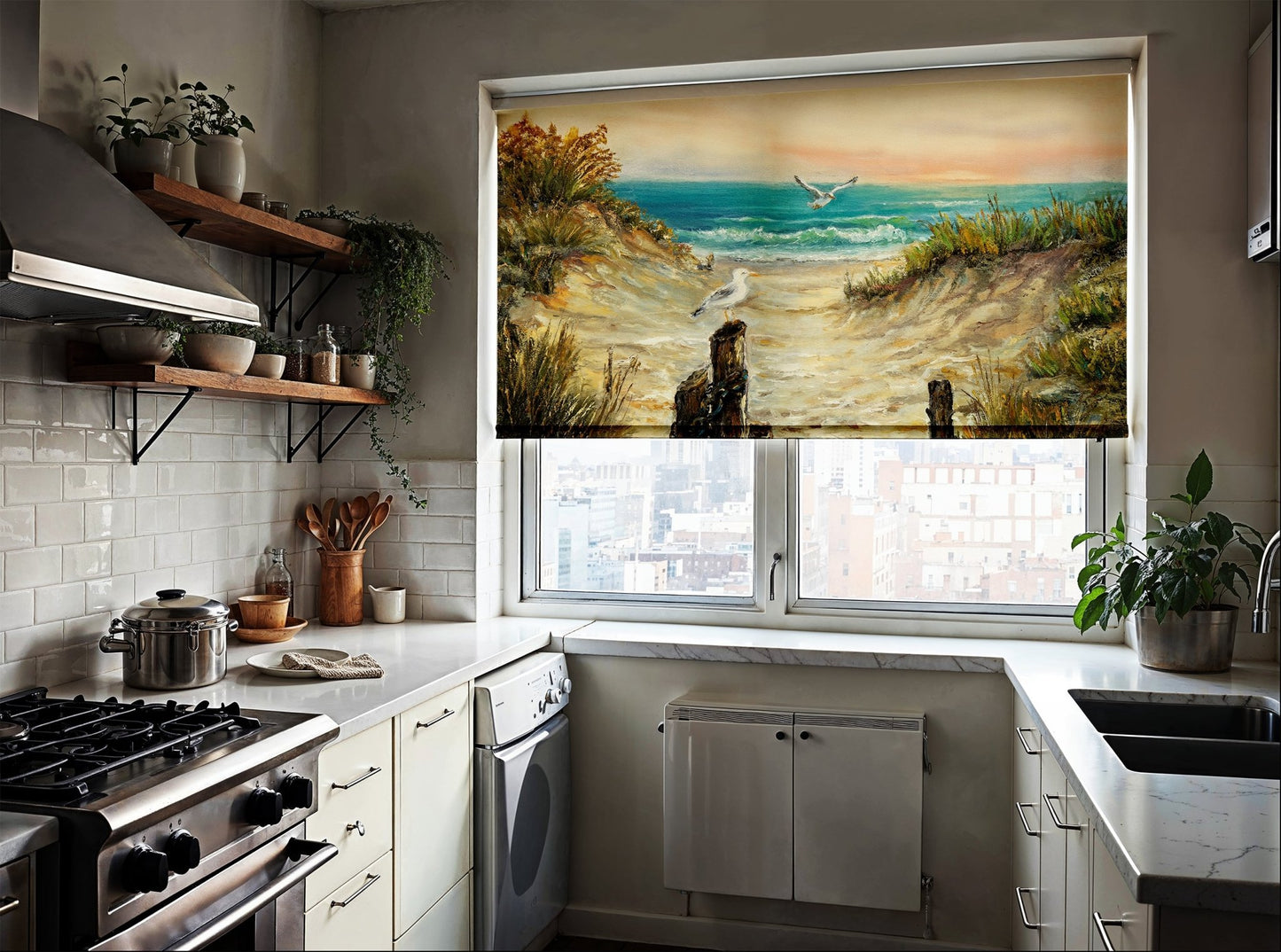 Coastal Path Roller Shade - Mağazam