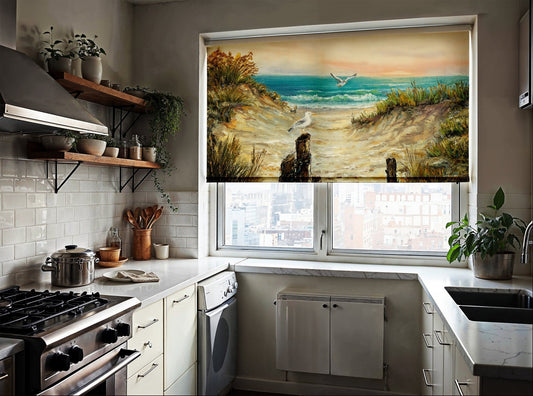 Coastal Path Roller Shade - Mağazam