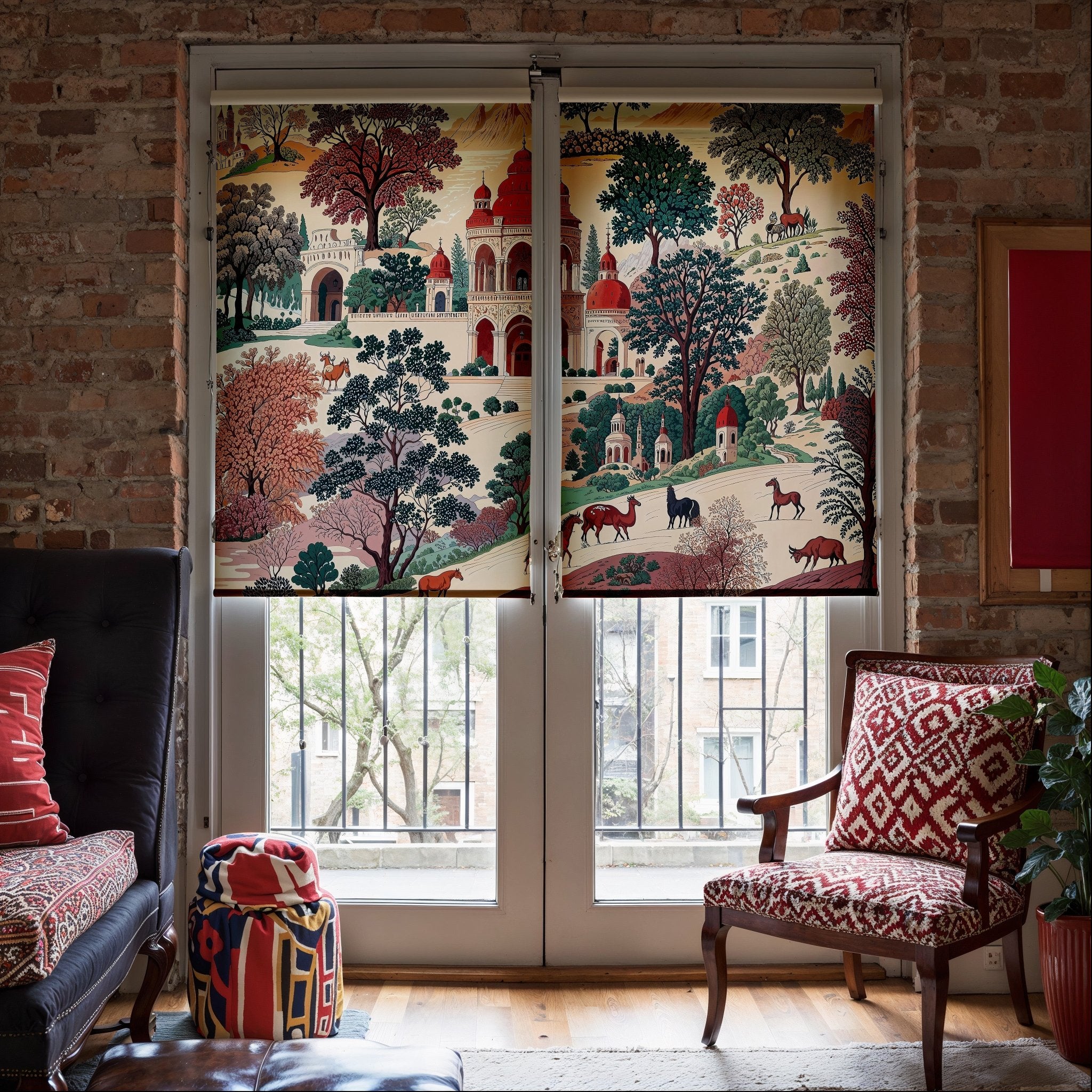 Oriental Garden Roller Shade - Mağazam