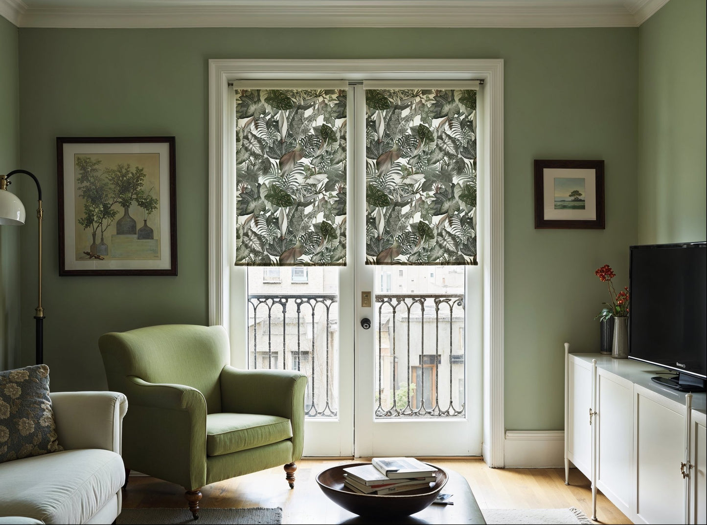 Tropical Leaf Roller Shade - Mağazam