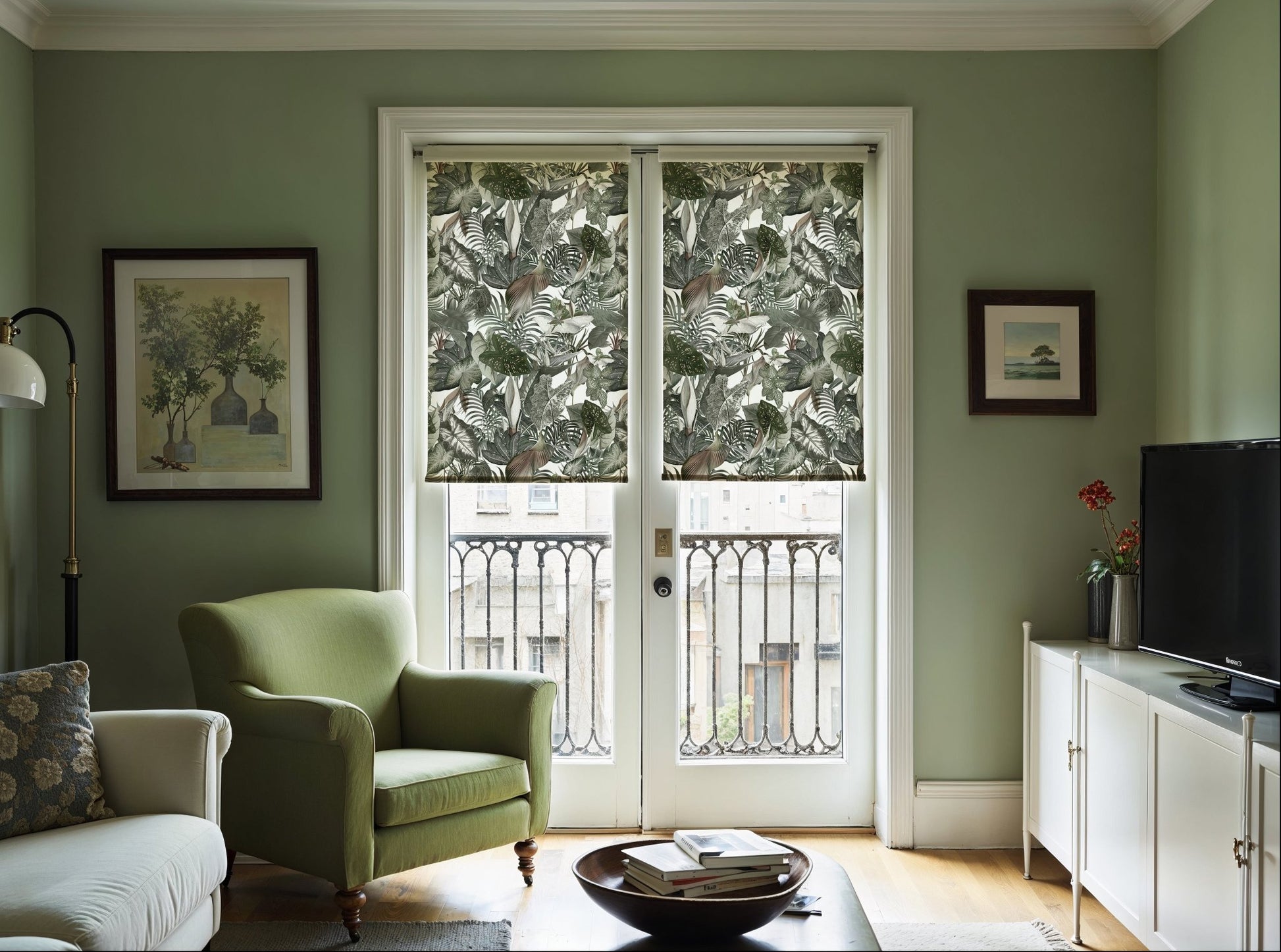 Tropical Leaf Roller Shade - Mağazam