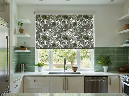 Tropical Leaf Roller Shade - Mağazam