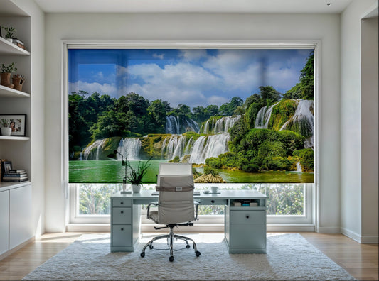 Waterfall Landscape Roller Shade - Mağazam