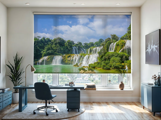 Waterfall Landscape Roller Shade - Mağazam
